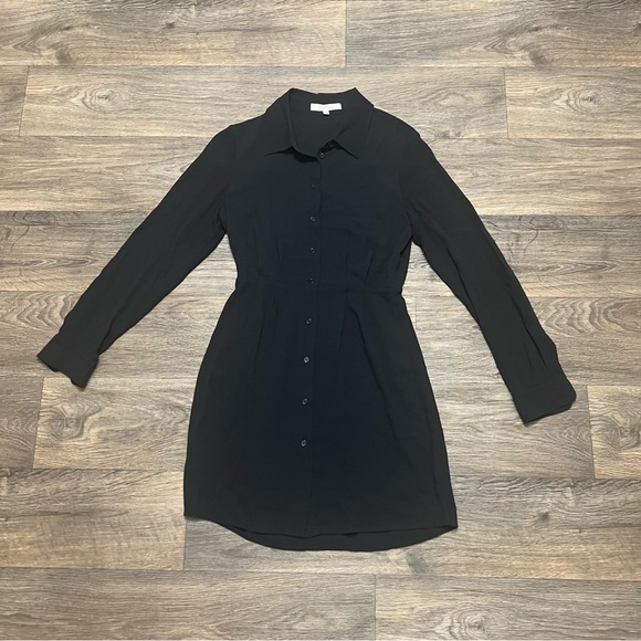 Favorite Daughter Long Sleeve Mini Shirtdress Black Size XS - Picture 5 of 11